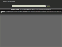 Tablet Screenshot of mockthat.com
